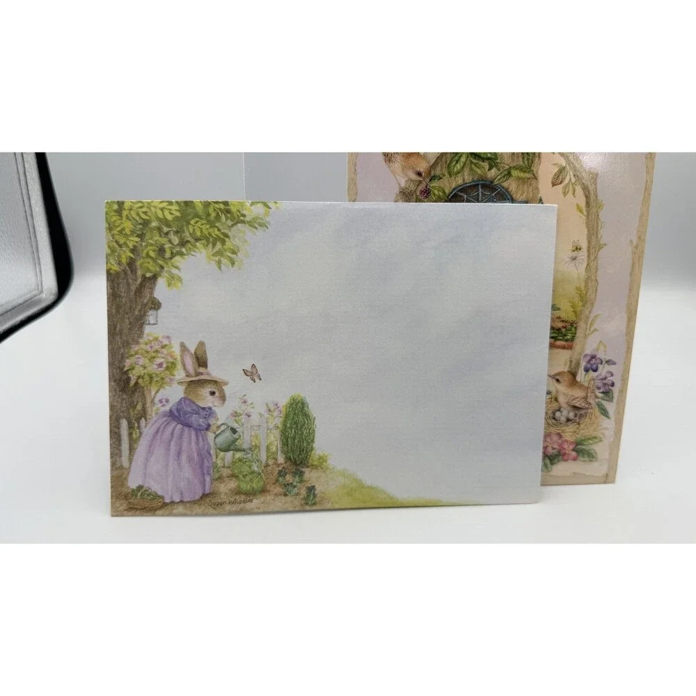 Vintage Susan Wheeler Bunny Rabbit Greeting Cards - 